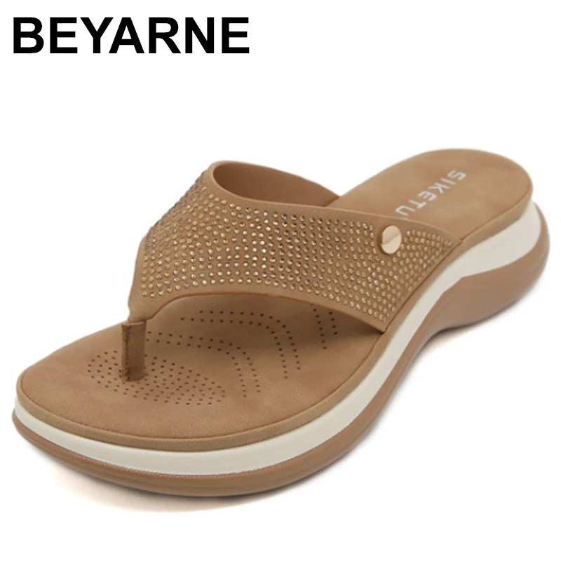 

Резиновые шлепанцы на танкетке, женские тапочки, роскошные дизайнерские летние новые модные тапочки на плоской подошве