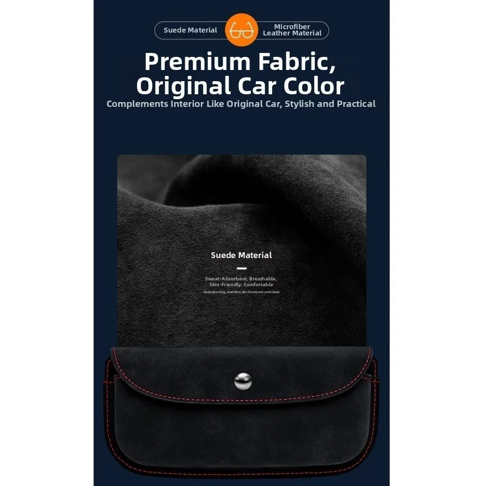 Multi-functional Car Sun Visor Organizer Easy To Install Easy Access Sunshade Storage Bag Wear-proof Compact