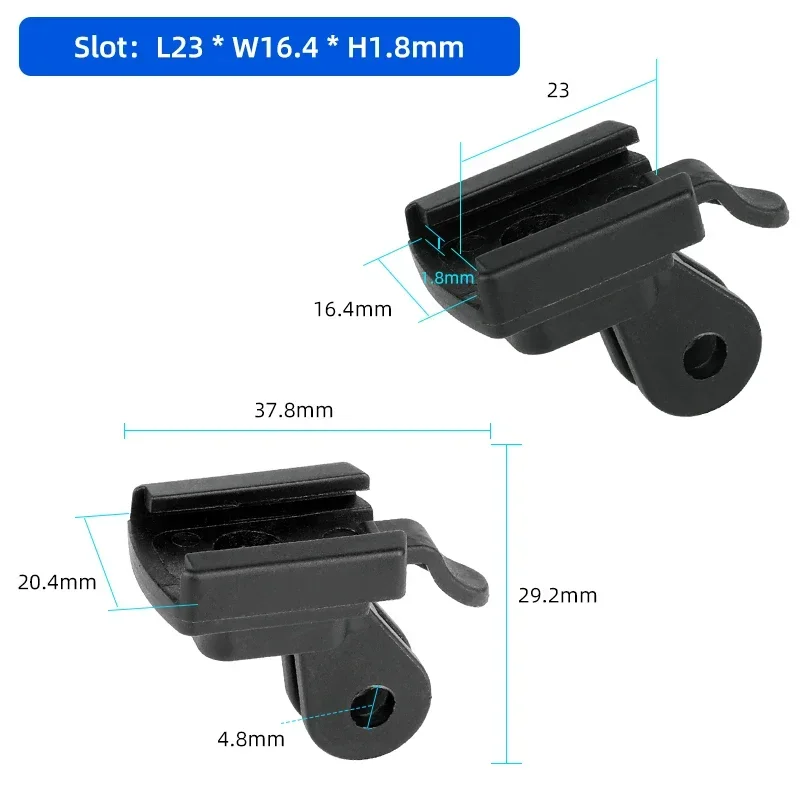 Headlight Holder Applicable to XOSS XL400 800 Fits GoPro Foot Direction Switchable Bicycle Handlebar Stem Fork Helmet Mount