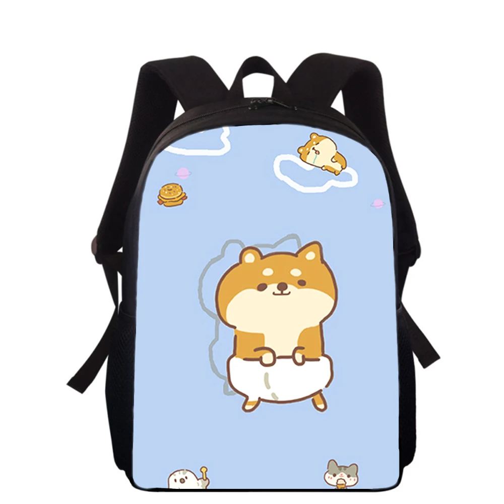 cartoon cute dog 16" 3D Print Kids Backpack Primary School Bags for Boys Girls Back Pack Students School Book Bags