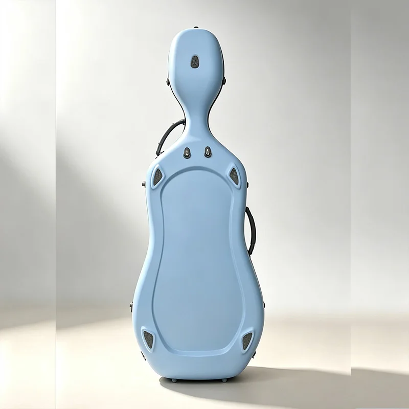 Independent dimensions4/4 3/4 1/2 1/4 Premium Customized Cello Box Matte Thick Anti Drop Cello Case