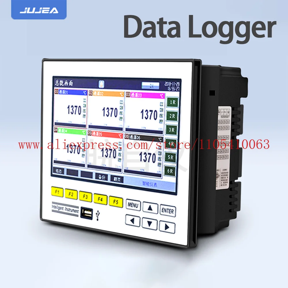 1PCS Current voltage data logger USB interface multiple channels signal input 4-20mA RS485 Thermometer
