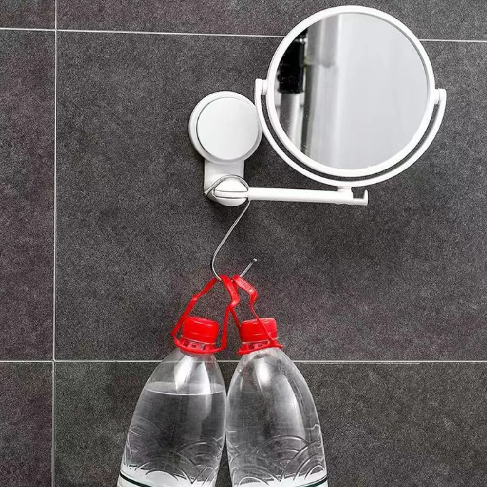 양면 확대 화장 거울 고화질 3배 확대 화장대 거울 흰색 유연한 화장 거울 가정용