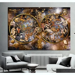 Trapano quadrato/rotondo pieno 5D pittura diamante fai da te fantasia 12 costellazione paesaggio ricamo 3D punto croce 5D decorazioni per la casa G4