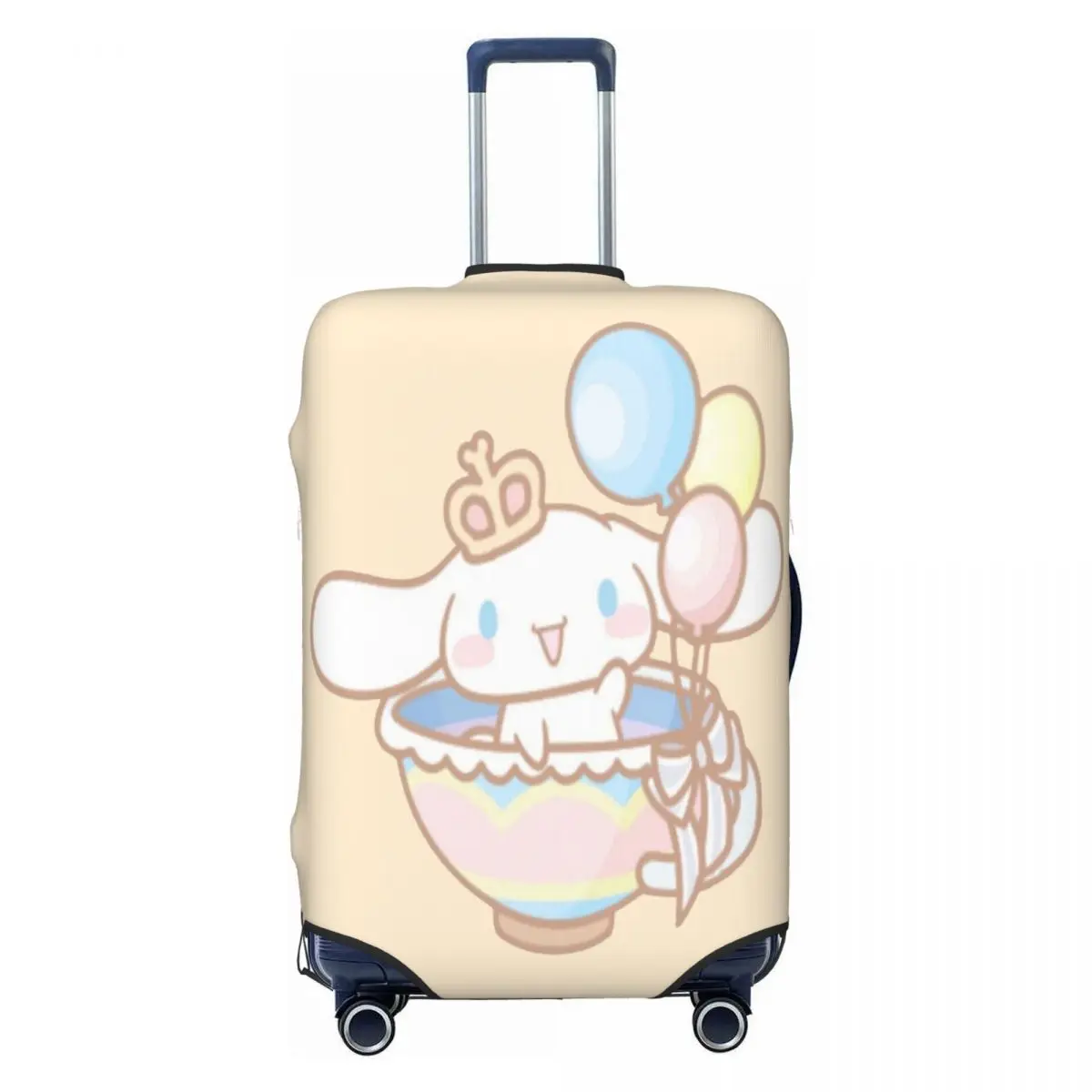

Custom Cinnamoroll Balloon Luggage Cover Protector Fashion Travel Suitcase Covers for 18-32 Inch