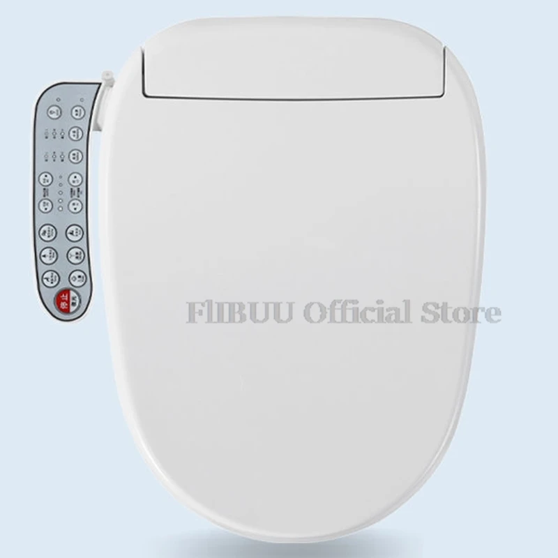 

Умное сиденье для унитаза-биде, удлиненная крышка, сушилка для теплого воздуха, сиденье с подогревом теплой воды, мягкая закрывающаяся крышка унитаза, ночник, задняя передняя стирка