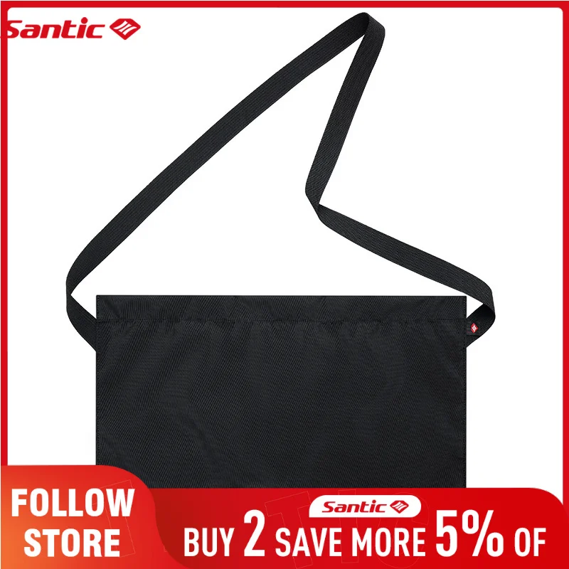 

Сумка-слинг Santic для велосипеда, спортивная, для хранения, для МТБ и шоссейных велосипедов, через плечо, для велоспорта, уличная, вместительная, холщовая, на молнии