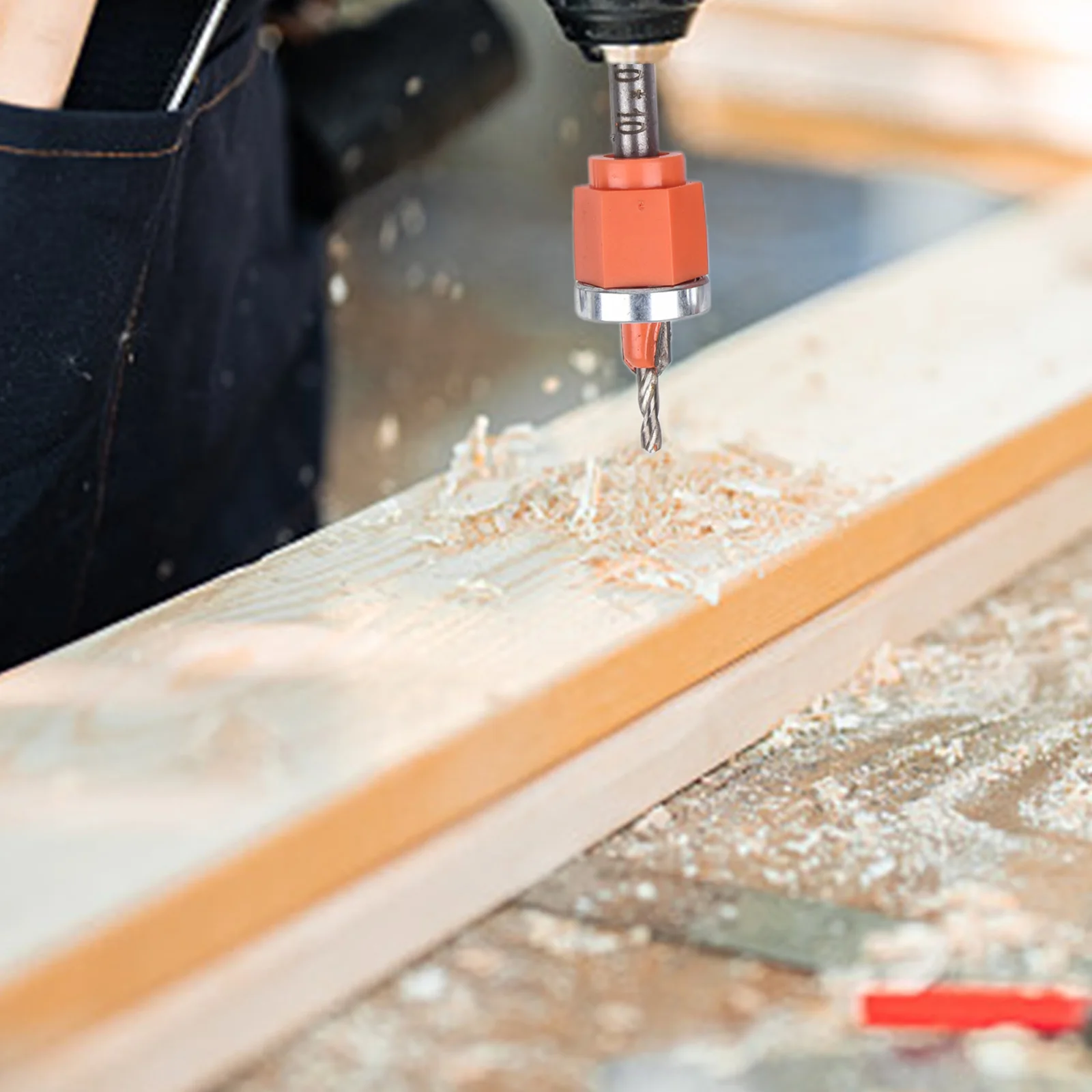 Bit Carrying Case Countersink Drill Bit Total Length Blade Length Carrying Case Woodworking Tasks Compact Drill Bit