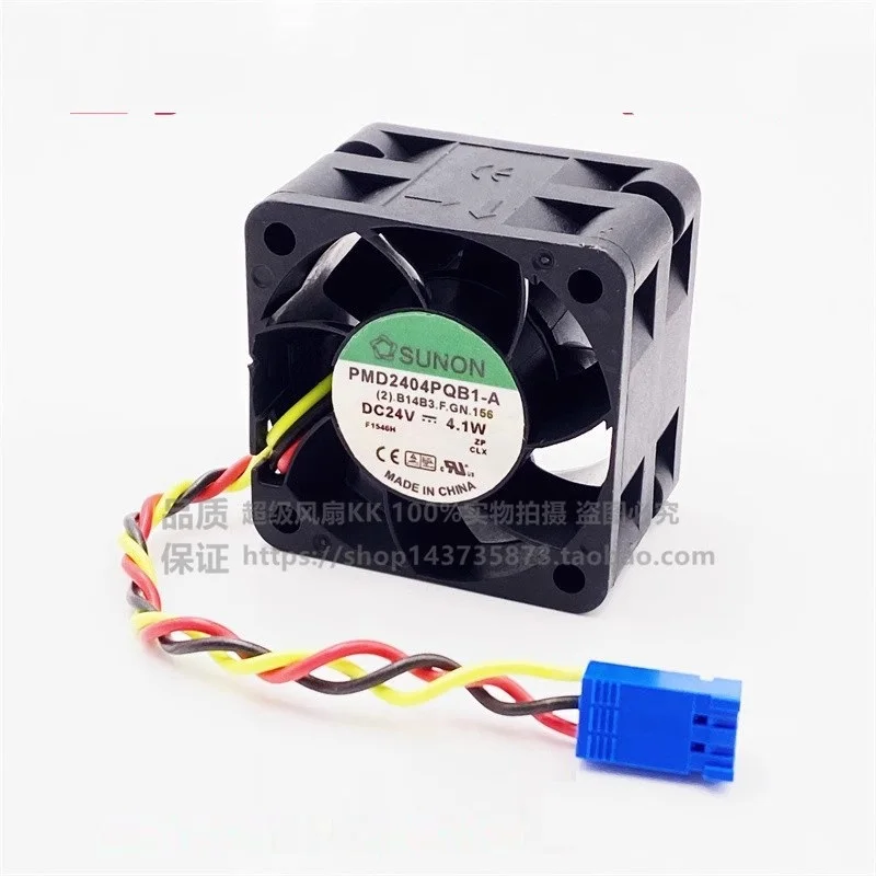 

New CPU Cooler Fan for SUNON PMD2404PQB1-A 24V 4.1W Frequency Converter Cooling Fan 4cm 4028 40×40×28mm