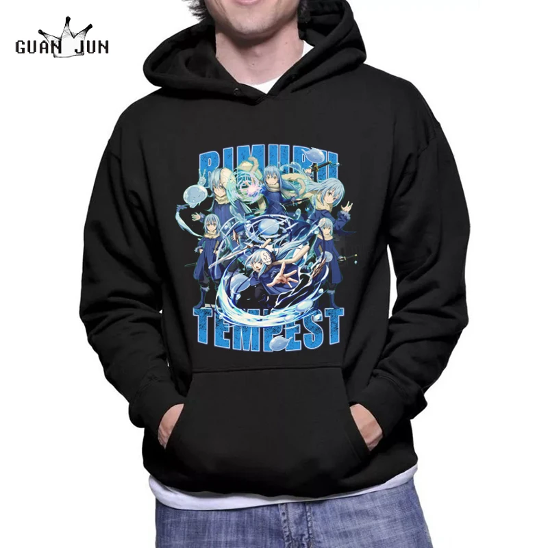 Men's Hoodie Anime That Time I Got Reincarnated As A Slime Sweatshirt Rimuru Tempest Hooded Rimuru Tempest Tops The Real Devil