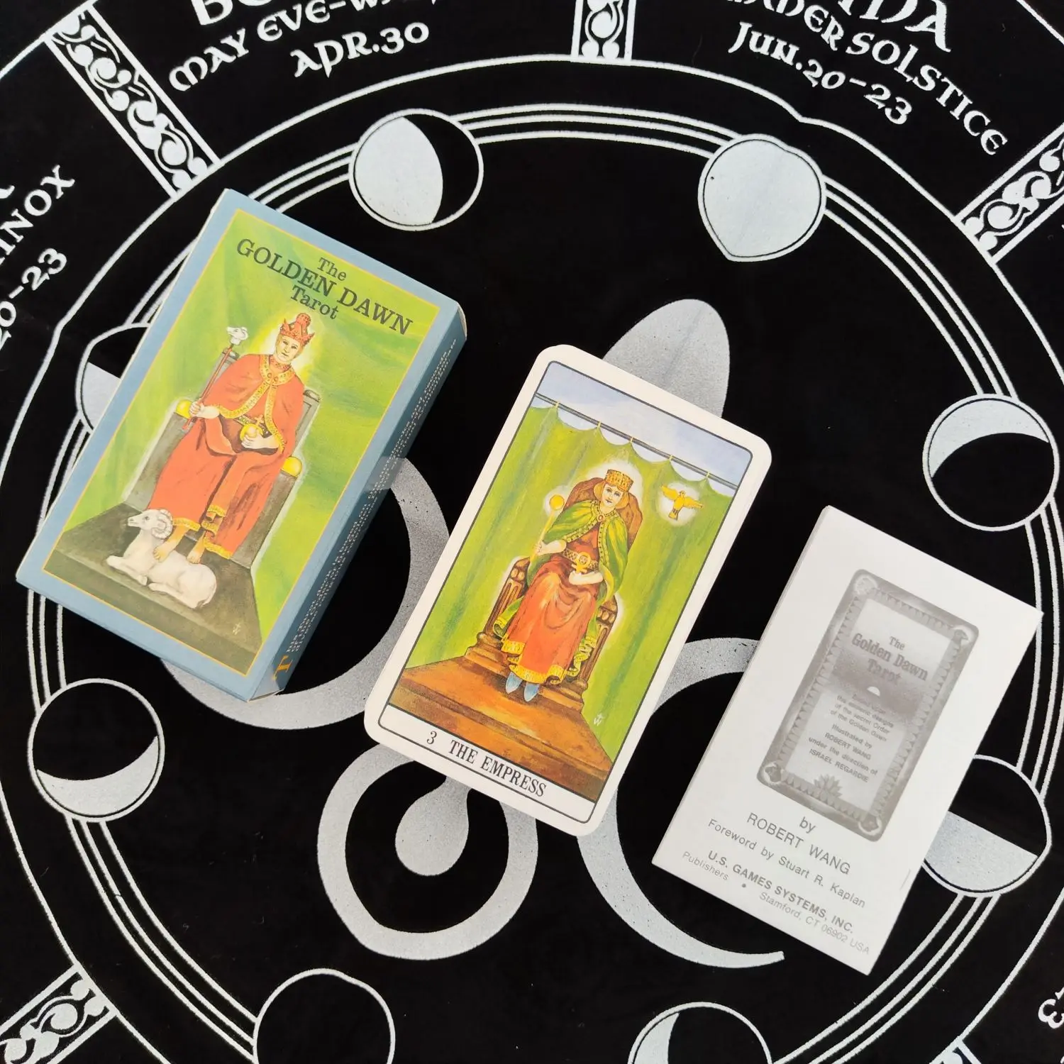 Golden Dawn Tarot 78 Divination Cards Set Deck Oracle Card Family Party Spielkarten Brettspiel