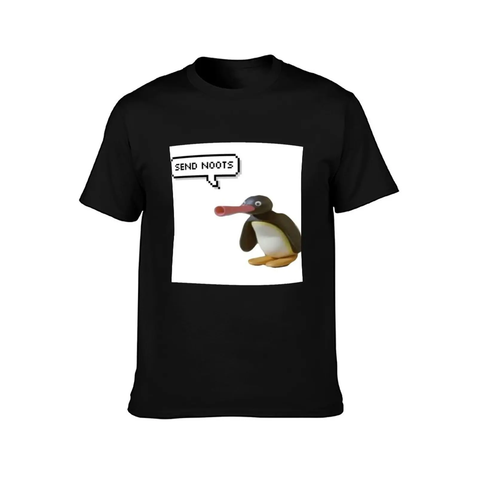 Pingu- Send Noots T-Shirt Mechanic Work Tee Shirt T-Shirt