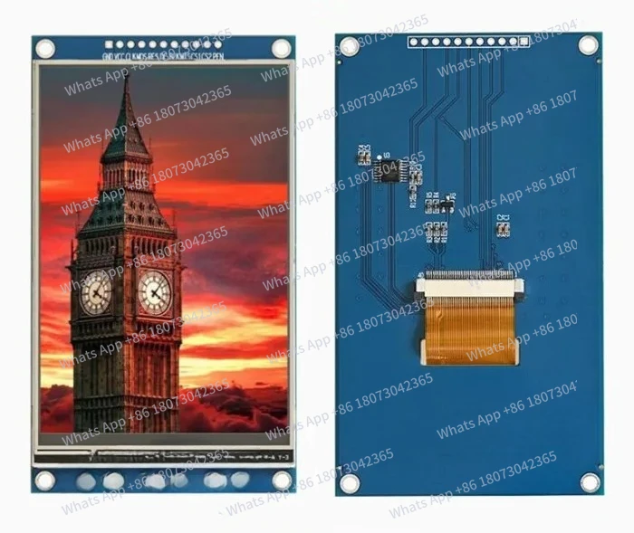 

4.0 inch 11PIN 262K Color LCD Touch Screen with Adapter Board ILI9488 ST7796 Drive IC 320(RGB)*480