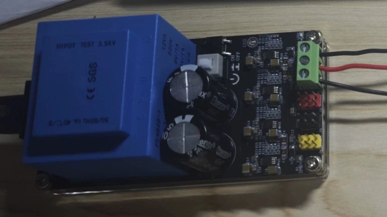 ACDC linear regulated DC power supply module operates from 220V to ±5V/12V/15V ultra-low ripple op-amp for power supply