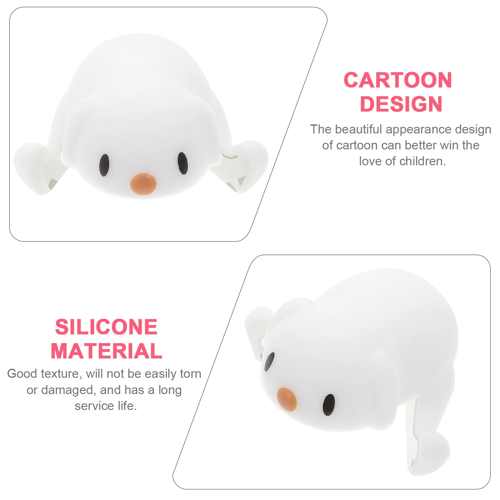 4 pçs protetor de canto de mesa dos desenhos animados design do cão crianças segurança pára-choques protetores de canto à prova de bebê pára-choques capa de móveis