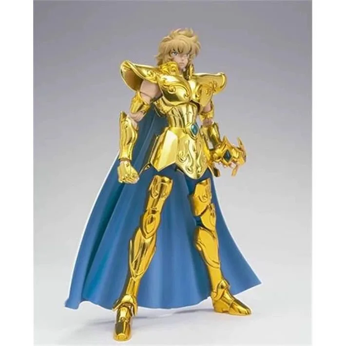 Original Bandai Saint Seiya Myth Cloth Ex Leo Aiolia Rebirth versión 2,0 Anime figura de acción estatua Figuras juguetes Stock