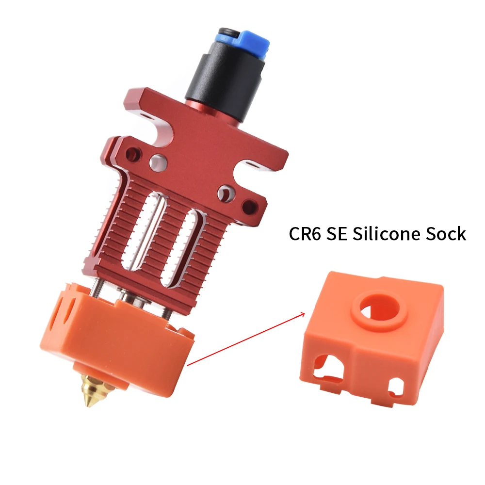 3/5/10pcs Hotend Silicone Socks for E3d V6 V5 Volcano PT100 Ender3 S1 CR10 MK8 CR6 SE 3d Printer Silicone Sleeves for Heat Block view 6