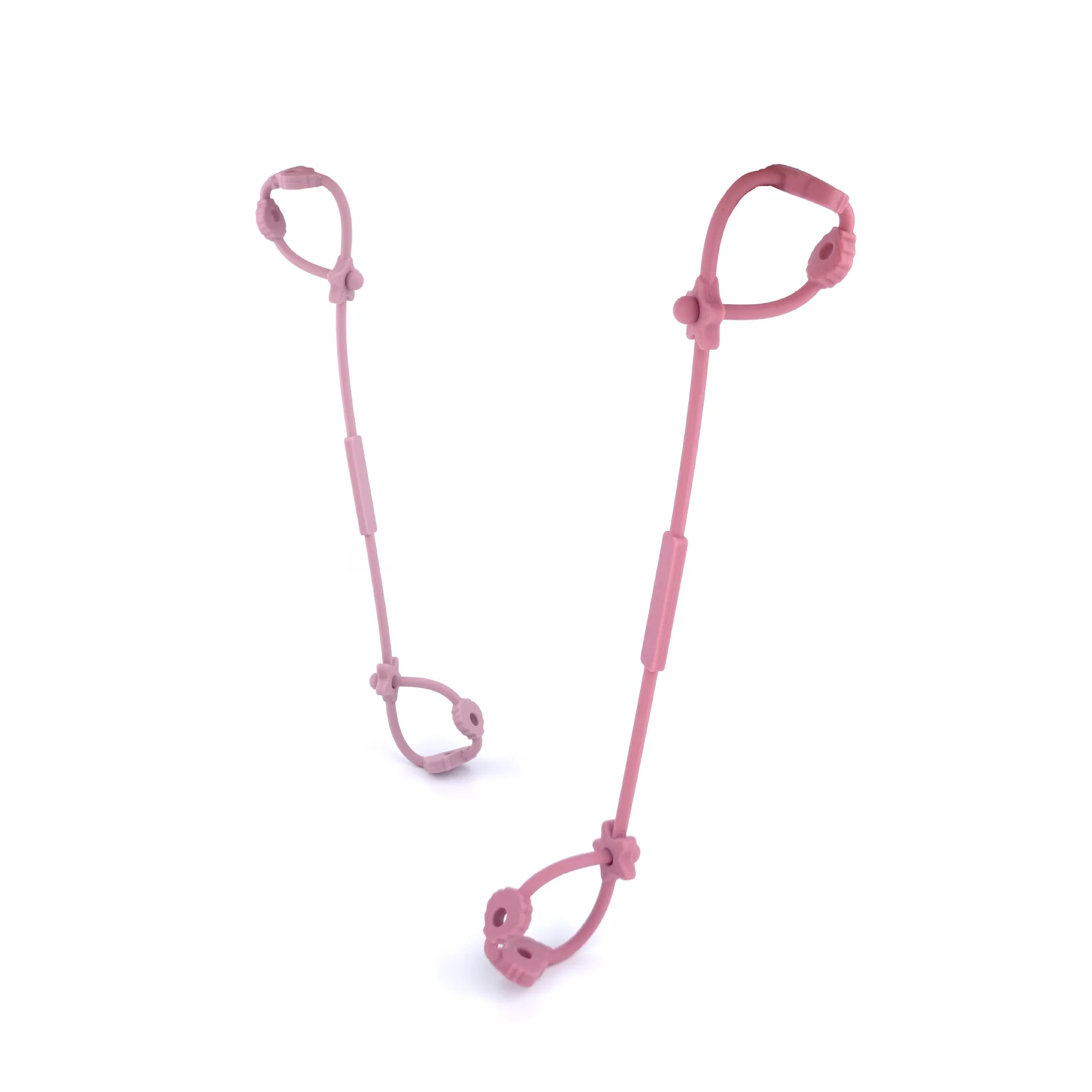 

Детский силиконовый держатель для соски с прорезывателем — цепочка с зажимом против потери для новорожденных, мягкая жевательная веревка для успокаивания и сенсориживания