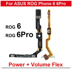 Power On Off Volume Buttons Flex Cable Replacement For ASUS ROG Phone 6 Pro 7 Rog7 ROG6Pro ROG6 Repair Part