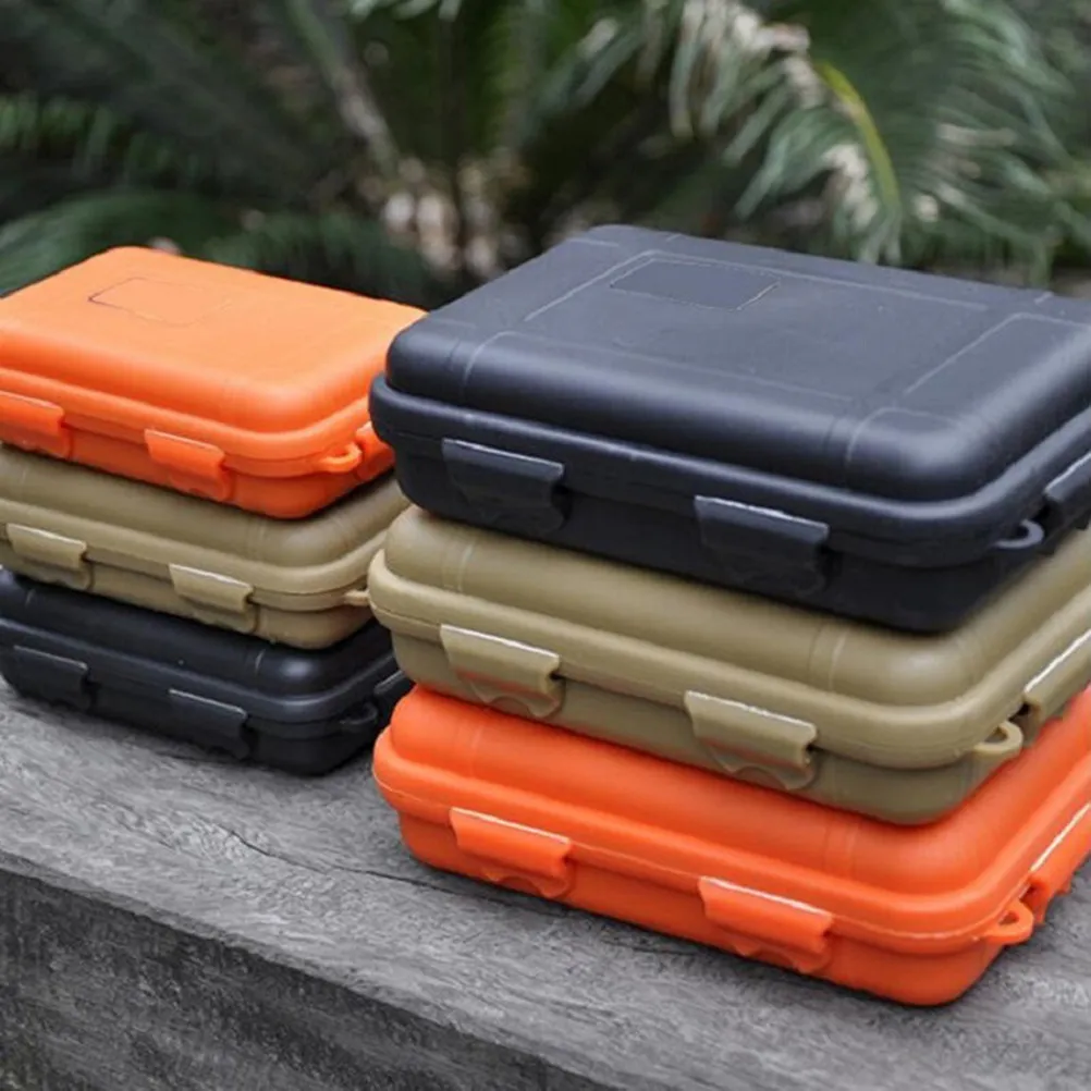 Shockproof Waterproof Dry Storage Box Black Floating Outdoor Emergency Plastic Container