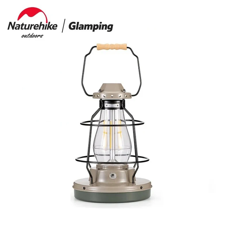 

Naturehike 2022 New Atmosphere Camp Lights Outdoor Camping Portable Hanging Lamp Rechargeable Tent Light Long Battery Life IPX4