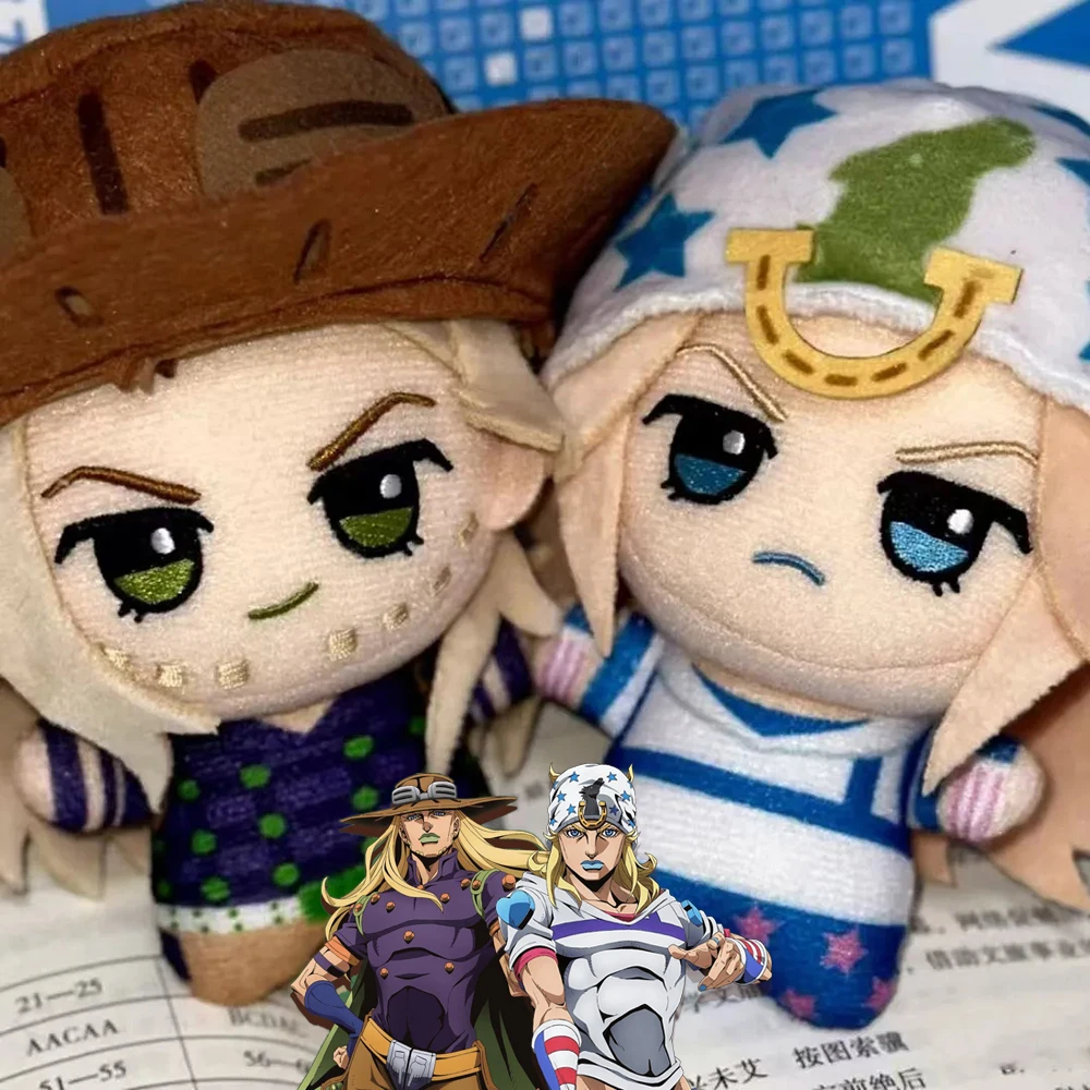 

Аниме JOJO STEEL BALL RUN: Брелок-подвеска для рюкзака с плюшевой куклой Джонатаном Джостаром, украшение для ключей