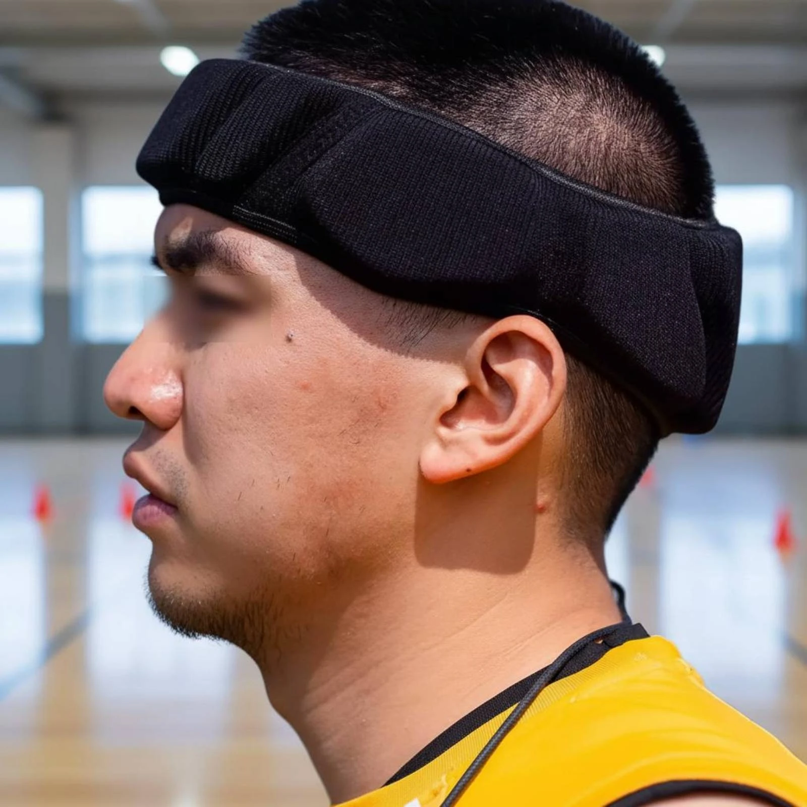Flag Football Head Protector Shock Absorbing Football Headband Shock Protection Headband Anti-Slip Padded Sports Headgear