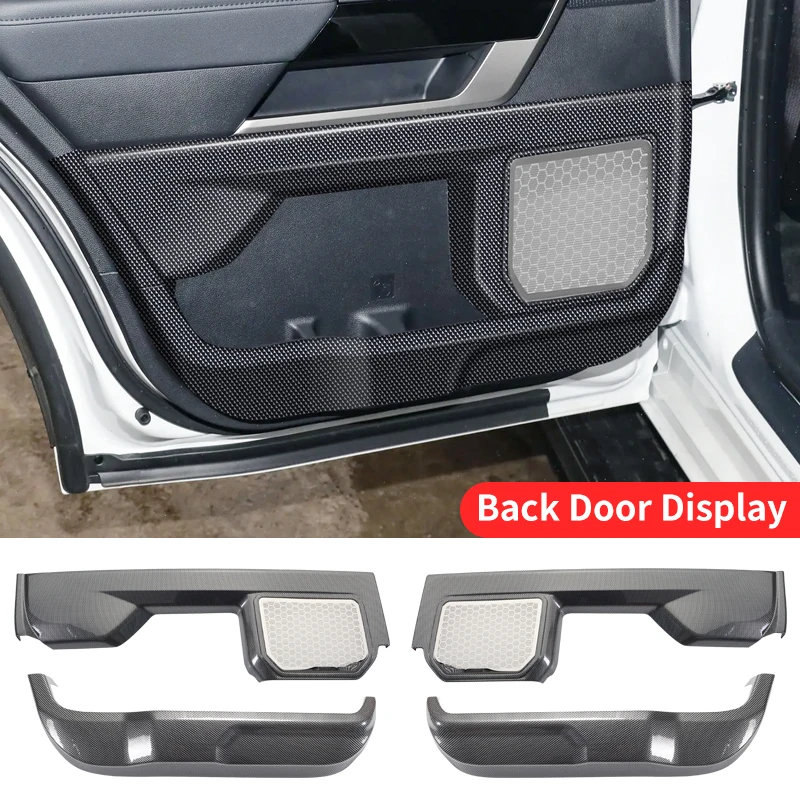 For 2022-2024 Toyota Sequoia door protection panel, speaker protection cover modification, internal upgrade accessories