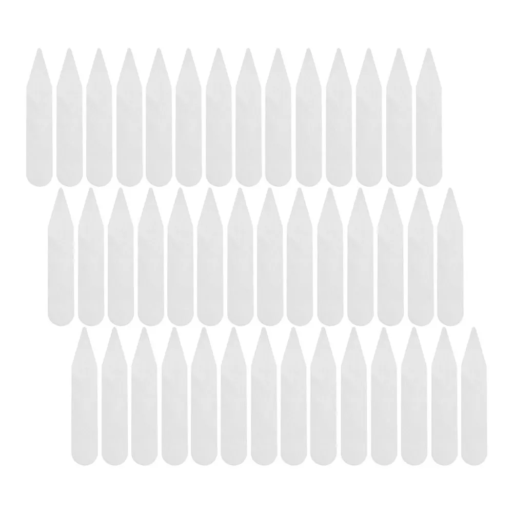 200Pcs Collar Stays for Men Formal Wear Round Design Stops Puncturing Quick Attachment Suitable Occasions Collar Stay