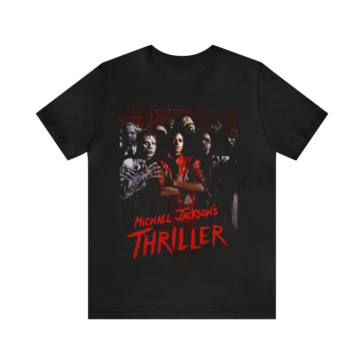 

Michael Jackson Shirt, Thriller T Shirt, Michael Jackson Unisex Short Sleeve Tee