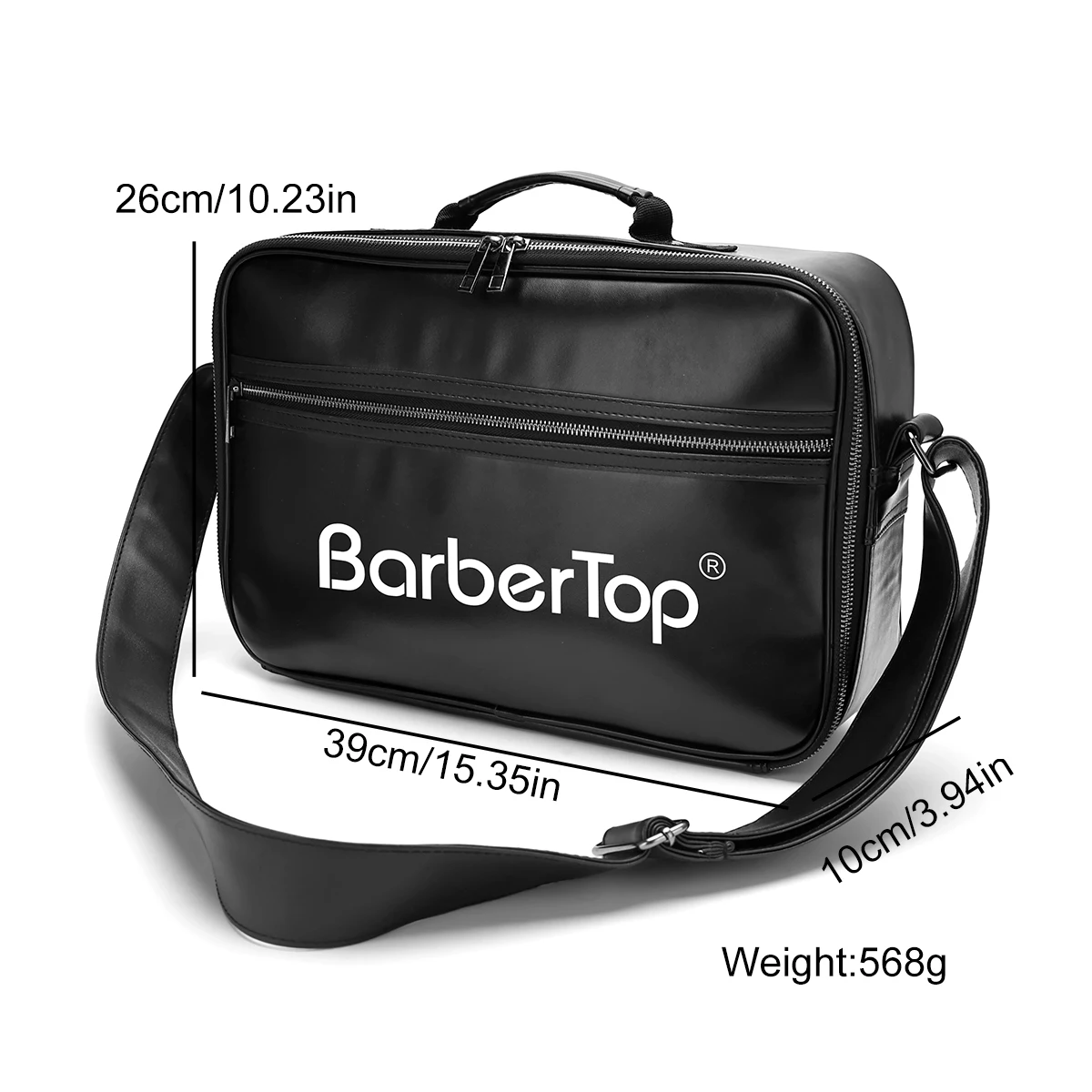 Barber Leather Electric Clipper Bag Salon Hairdressing Tool Storage Carrying Travel Shaver Organizer Beard Trimmer Box Holder