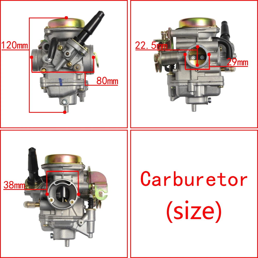 Carburetor For 811613 812259 812466 813802 E-TON Rover & Viper 90cc 70cc RX4-70M RX4-90R 4-stroke motorcycle