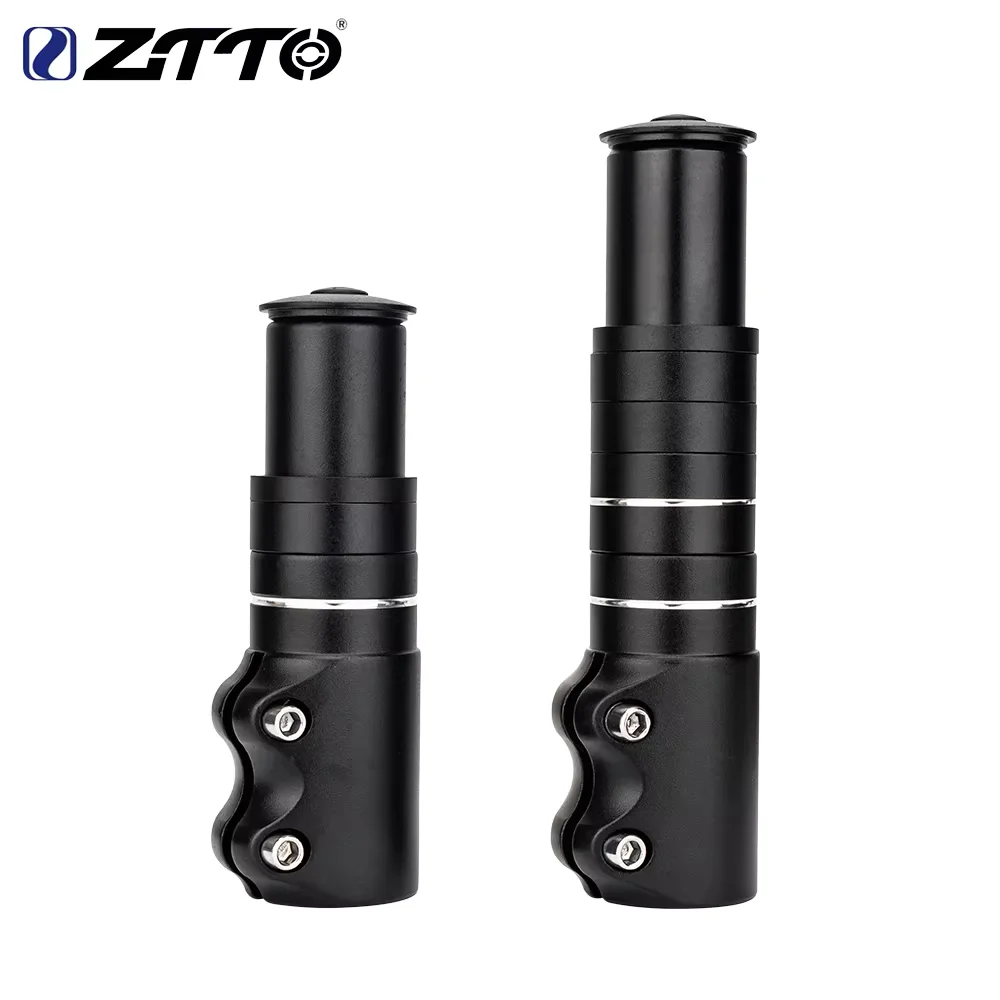ZTTO Aluminum Alloy Bicycle Fork Stem Height Extender Handlebar Riser for MTB Road Bike 115mm 150mm 180mm 210mm 28.6mm Spacers view 4