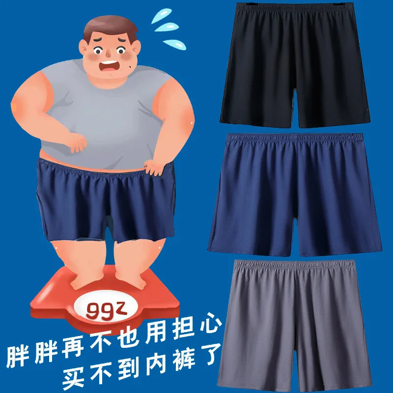 6XL 5XL 4XL Cotton Summer Men Pajama Pants Adluts Home Loose Men’s Sleep Bottom Elastic Waist Breathable Pj Pants Shorts 3XL 2XL