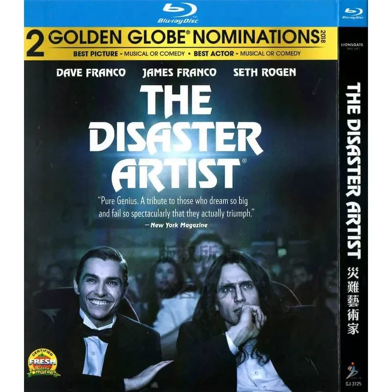 

Blu-ray American Comedy Biopic Film Disaster Artist High Definition 1080P 1BD Disc Non-DVD Disc