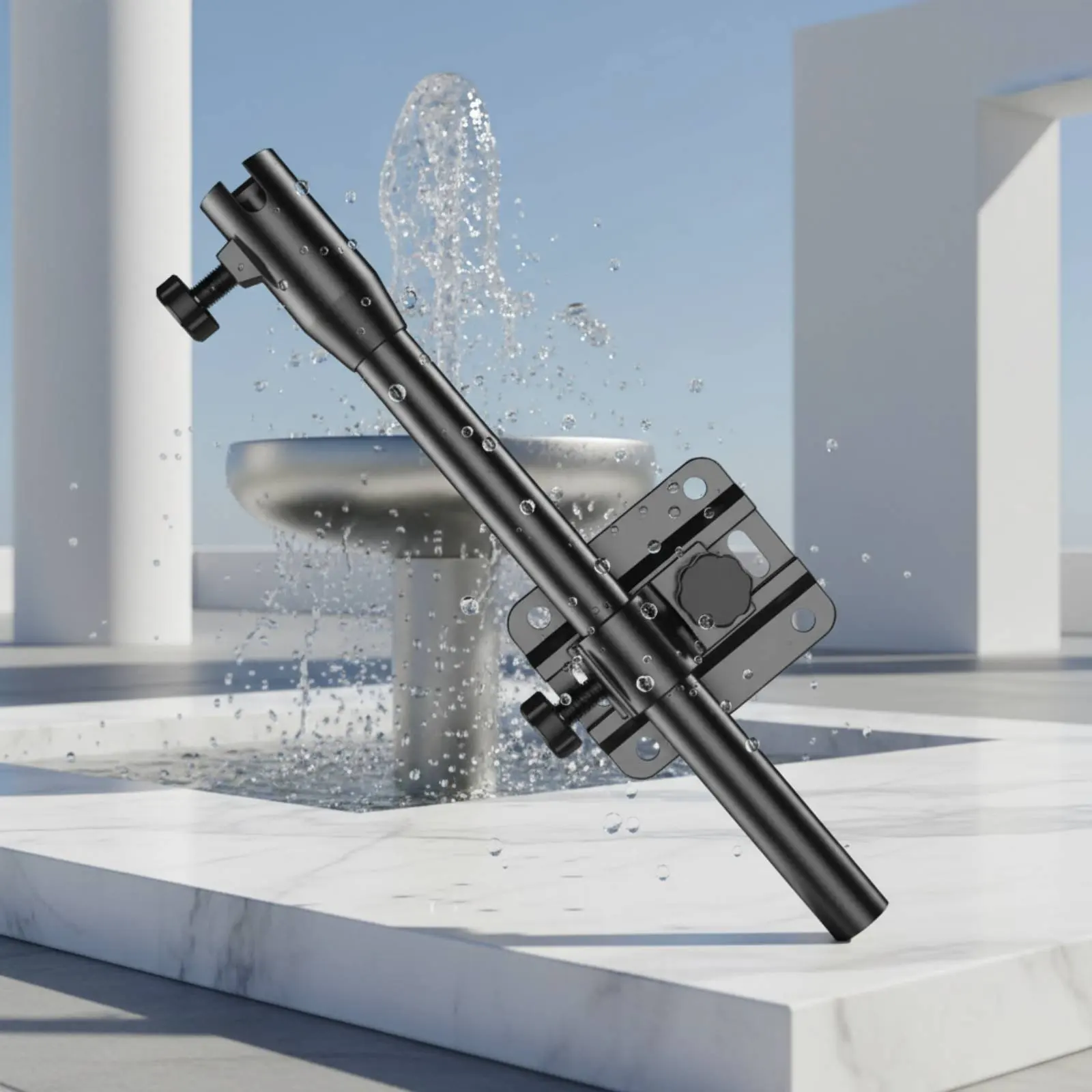 

3 Pieces Fishing Box Mount Aluminum Alloy Umbrella Bracket Tray Stand Multifunctional Tray Holder Long-Lasting