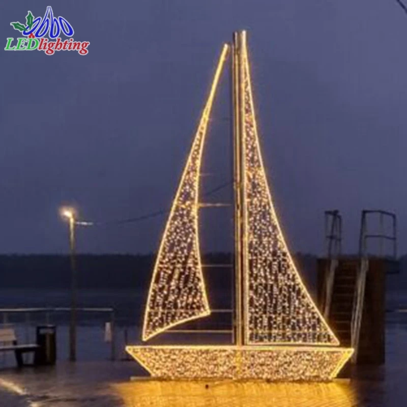 

Custom. 3D LED boat led vessel lights motif with CE RoHS