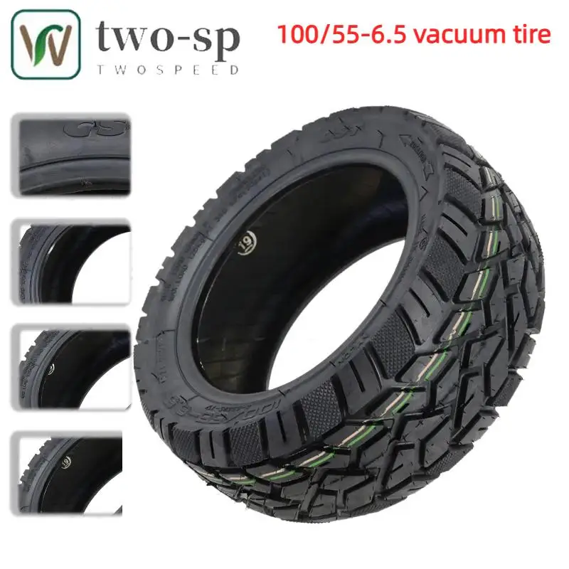 

11 Inch 100/55-6.5 Thickened Vacuum Tire Wear-resistant Electric Scooter Modified Tubeless Tyre Explosion Proof