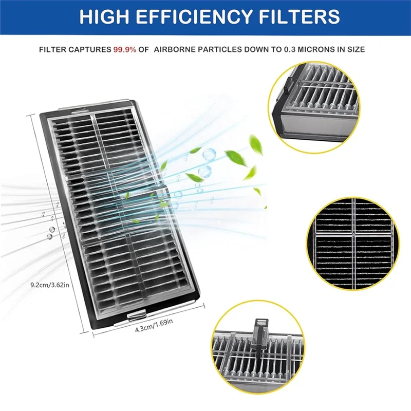 

B88B-45PCS Brush Filter Dust Bag And Mop Cloth Kit For Dreame L10s Ultra Gen 2 L30s Ultra Vacuum Cleaner Replacement Parts
