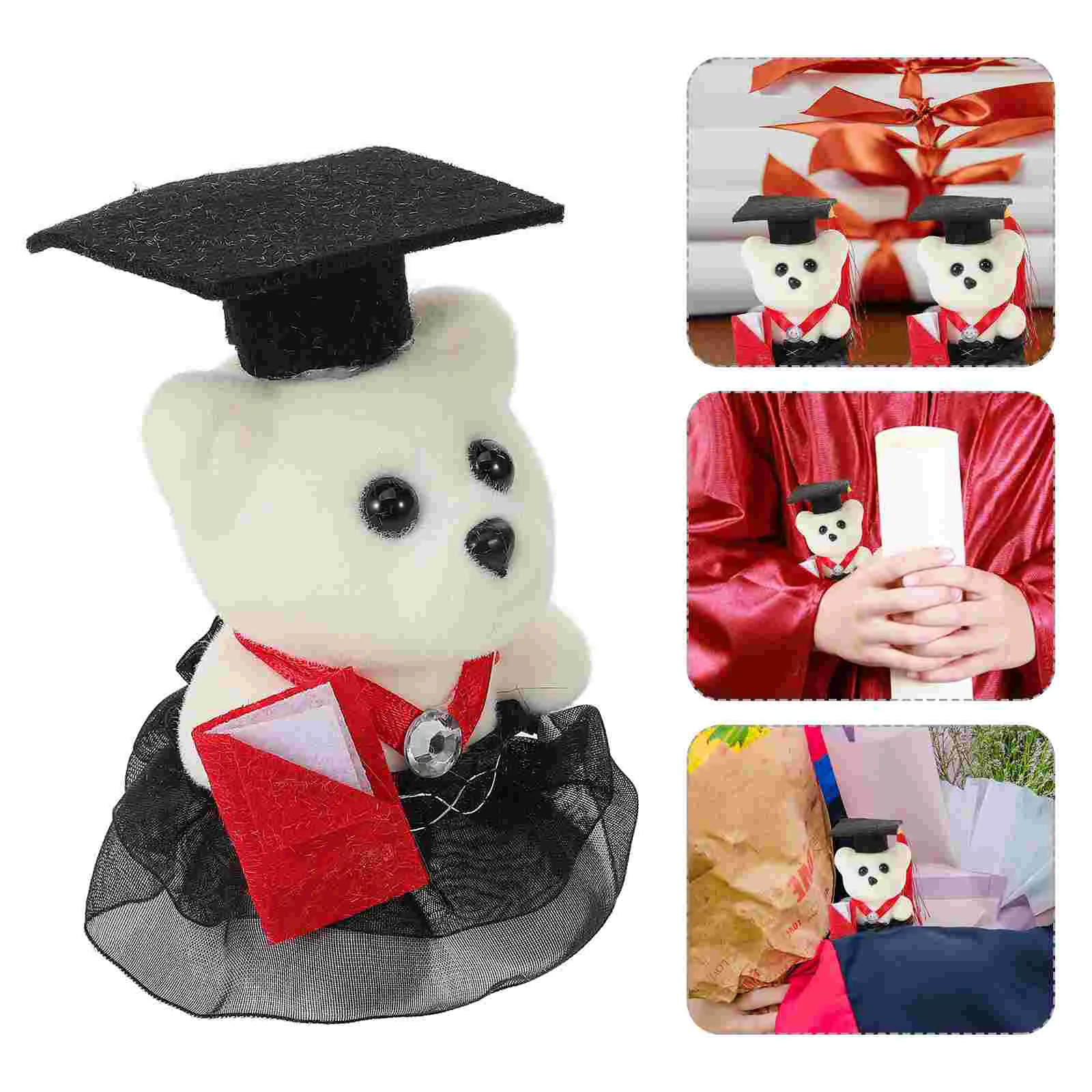 5 Pcs Bouquet Graduation Season Dr Bear Primary School Ornaments Decoration Foam Craft