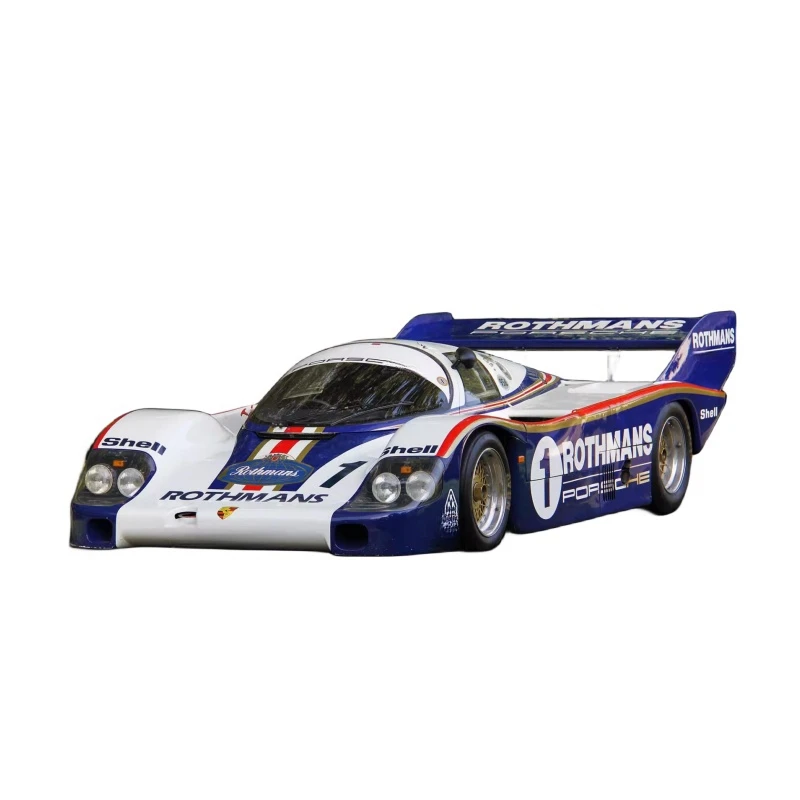 TC956 1/10 Porsche956 bezbarwne Lexan nadwozie z tylna owiewka i lekkimi klamrami/lusterkami 257mm podwozie R/C Drift Tamiya TT-01 TT-02