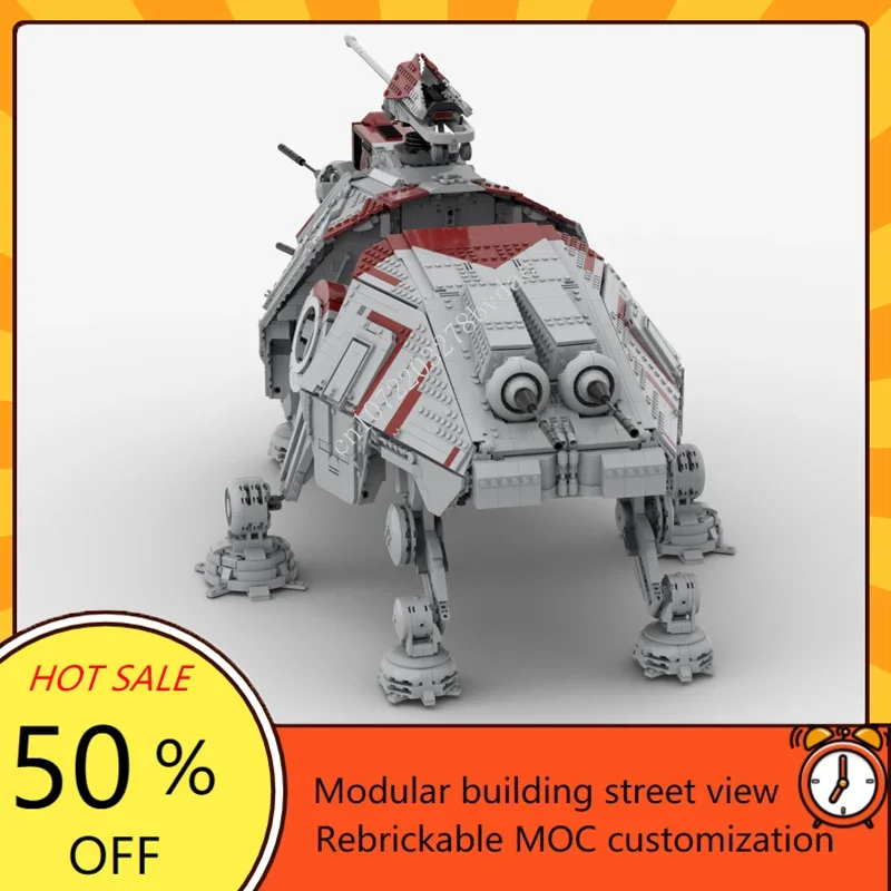 7839PCS Space Battle The Definitive Republic UCS-Scale AT-TE Star Movie Ultimate Collection Custom Puzzle Children birthday toy