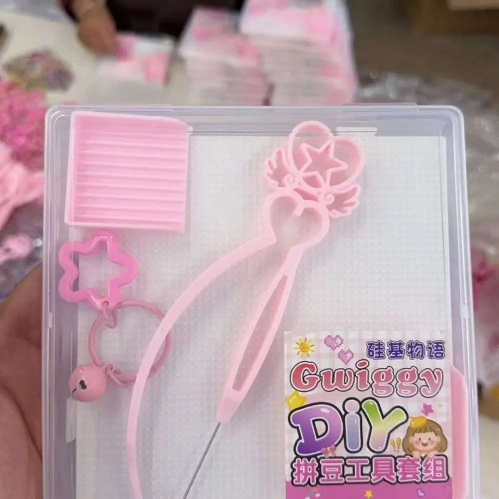 Zestawy do tworzenia ozdób z koralików, tacki na długopisy, tacki do efektywnego zbierania koralików 2,6 mm, 52 gwoździe, DIY, tacki do topienia koralików, tablice z otworami, do użytku domowego