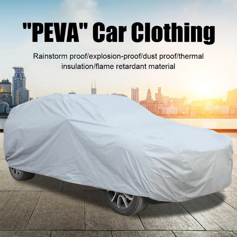 Car Cover Against Hail Outdoor Full Cover Rain Sun UV Protection Universal Cotton Suitable For Various Adverse Weather Condition