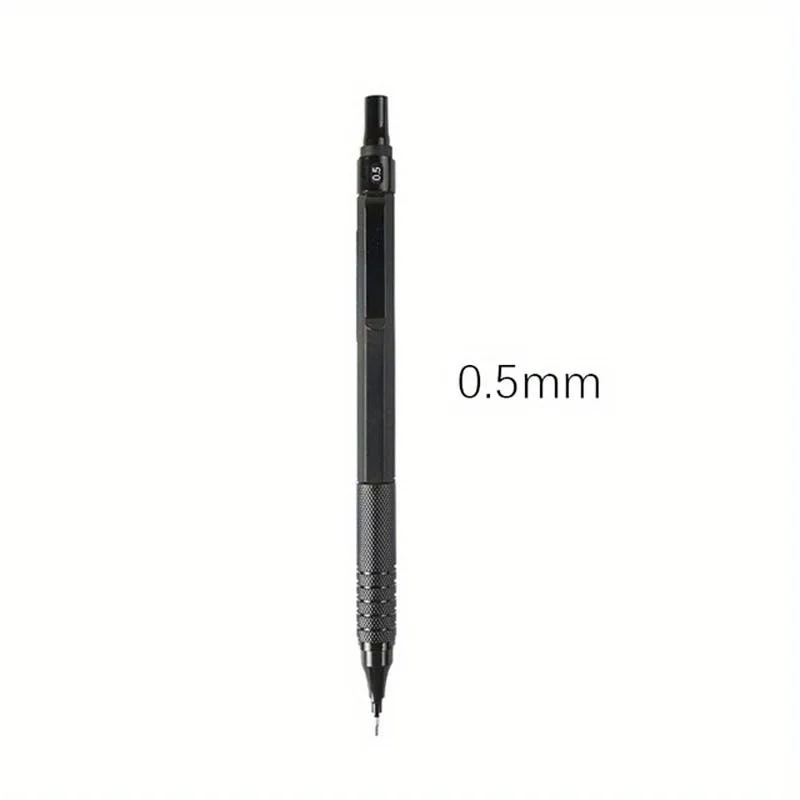 0,3/0,5/0,7/0,9/2,0 mm Druckbleistift, niedriger Schwerpunkt, Metallzeichnung, spezieller Bleistift, Büro, Schreiben, Kunstbedarf für die Schule – Detail 8