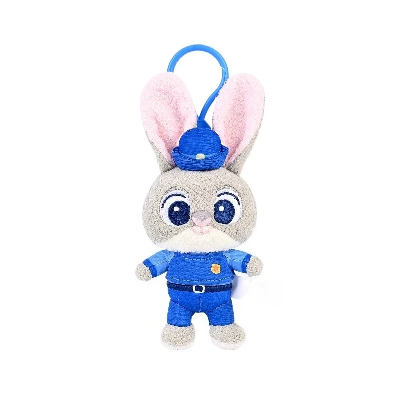 

Flash Nick Judy Cute Cartoon Plush Doll Keychain High Quality Key Pendant Fun DIY Backpack Shoulder Bag Purse Gift Accessories
