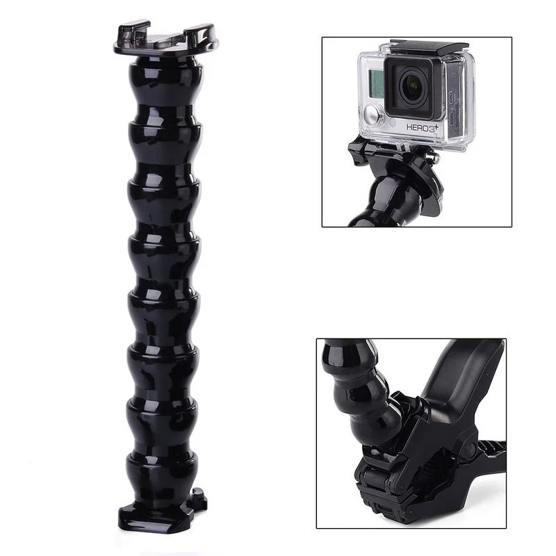 TELESIN-montaje Flexible extraíble para Gopro Hero 13, 12, 11, 10, 9, DJI OSMO Action 4, 3, Insta360, X4, X3, accesorios para teléfono, Cámara de Acción