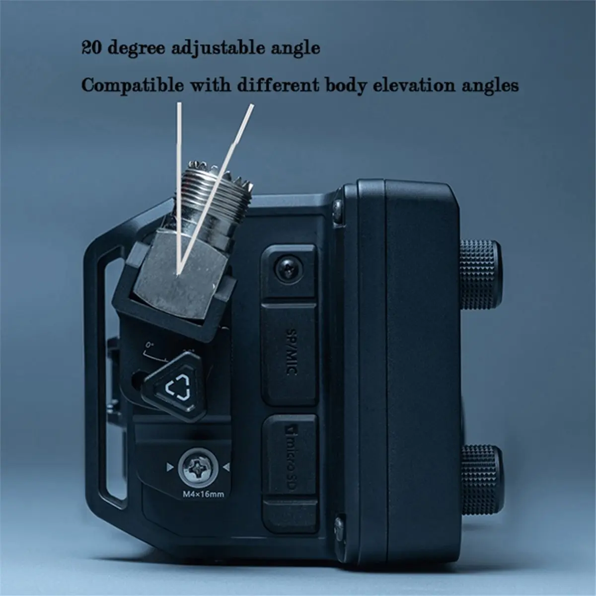

Быстросъемная антенная стойка из алюминиевого сплава RC-2 для ICOM705 IC-705 для -705 Shield (адаптеры SO239 и BNC)