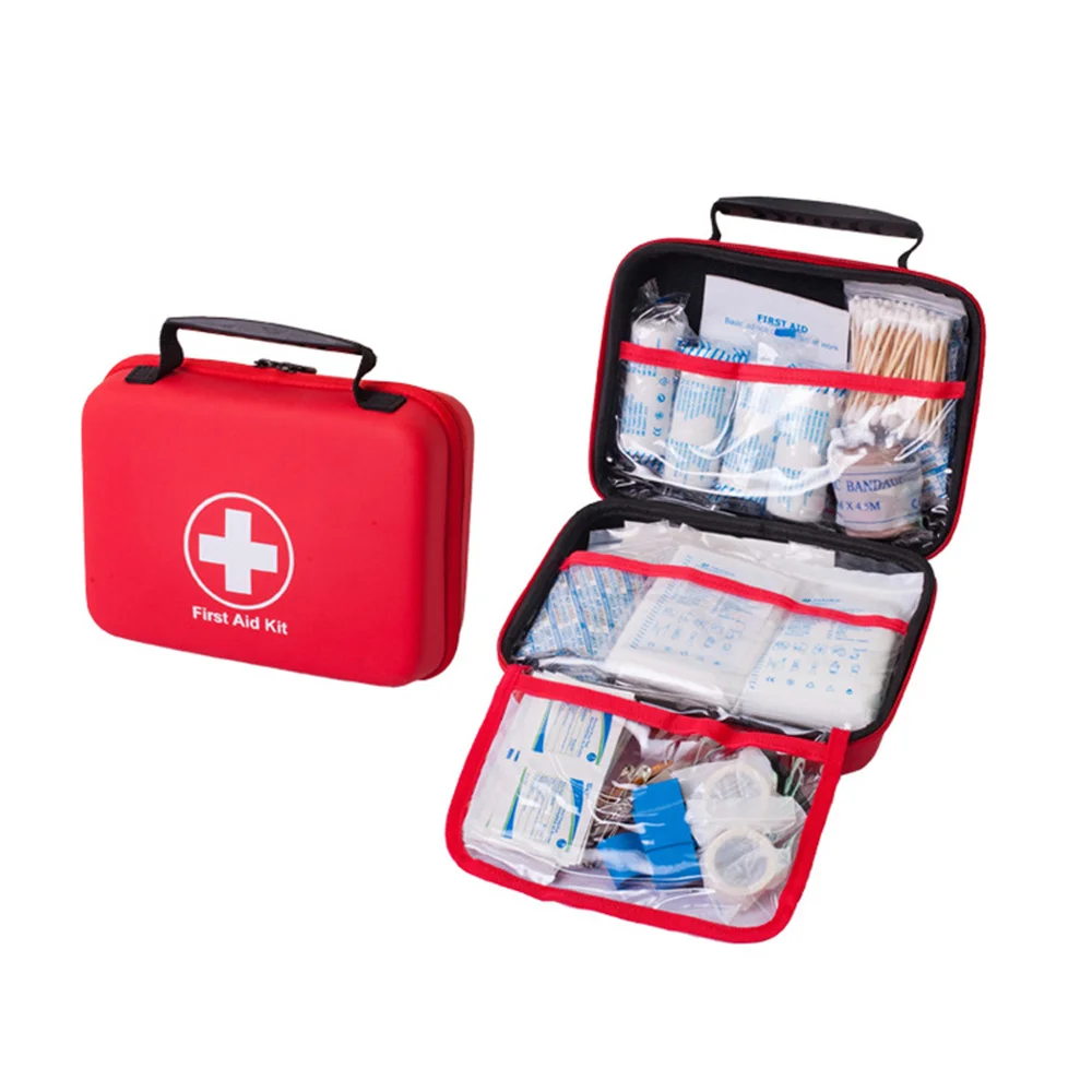 

228pcs Emergency First Aid Kit Comprehensive Medical Supplies Outdoor Multi-functional First Aid Bag with Waterproof PU Case