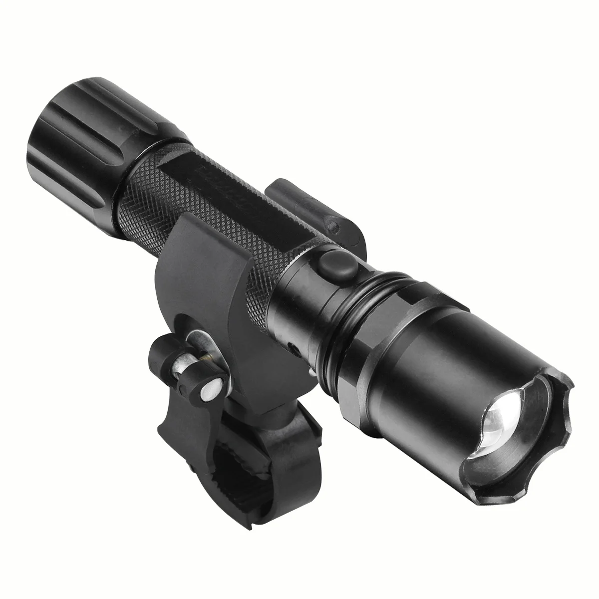 

Foxnovo Bike Handlebar Mount LED Flashlight Holder Clip Rotating 90 Degree for Torch 20-35mm Durable Plastic Metal Rubber